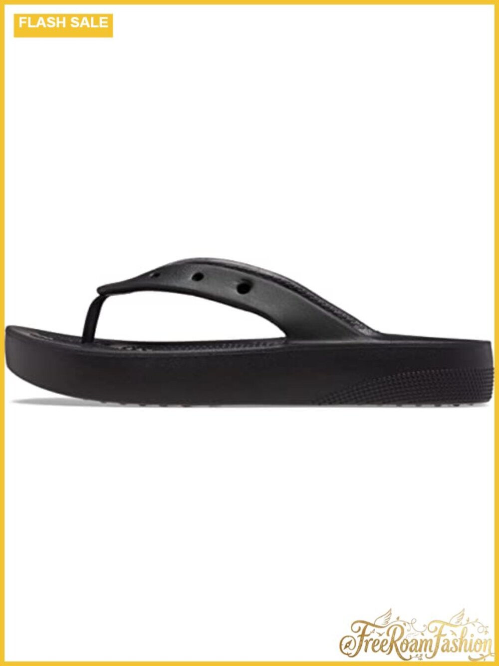 Crocs Women's Classic Platform Flip Flop Sandals 1.6 Inch
